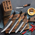 Set Couteau de Cuisine 7-Pcs | Série Tengu