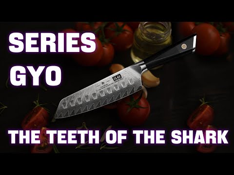 Couteau Santoku Damas 7" | SHAN ZU Gyo